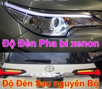 Combo Độ đèn pha trước + Độ cụm đèn sau hậu Toyota Fotuner