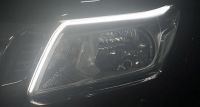 Độ đèn Bi led lase + mí led navara, Độ đèn bi laser navara, độ đèn nissan navara siêu đẹp