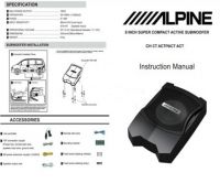 Loa sub bass ôtô alpine T080OC